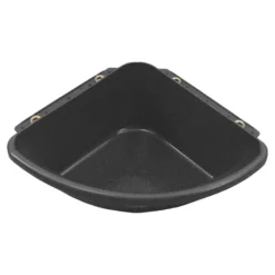 Fortiflex 24 Quart Corner Feeder -Classic Equine Shop 10759 black