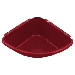 Fortiflex 24 Quart Corner Feeder -Classic Equine Shop 10759 red
