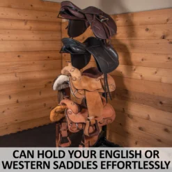 Easy-Up® Portable Multi Saddle Racks -Classic Equine Shop 21491c feature c overlay