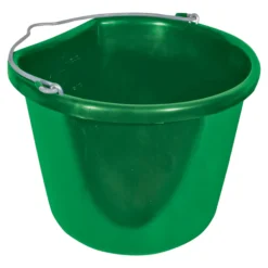 Fortiflex Economy Flatback Bucket 20qt 13 Fortiflex Economy Flatback Bucket 20qt -Classic Equine Shop 32873 green