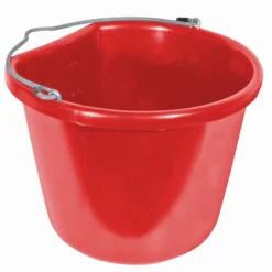 Fortiflex Economy Flatback Bucket 20qt 12 Fortiflex Economy Flatback Bucket 20qt -Classic Equine Shop 32873 red