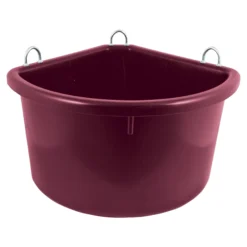 Dura-Tech® Platinum Corner Feeder 30 Quart -Classic Equine Shop 35342 burgundy