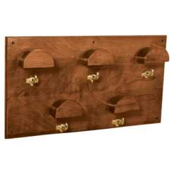 Wooden Space Saver 5 Hook Bridle Rack 13 Wooden Space Saver 5 Hook Bridle Rack -Classic Equine Shop 40074 cherry