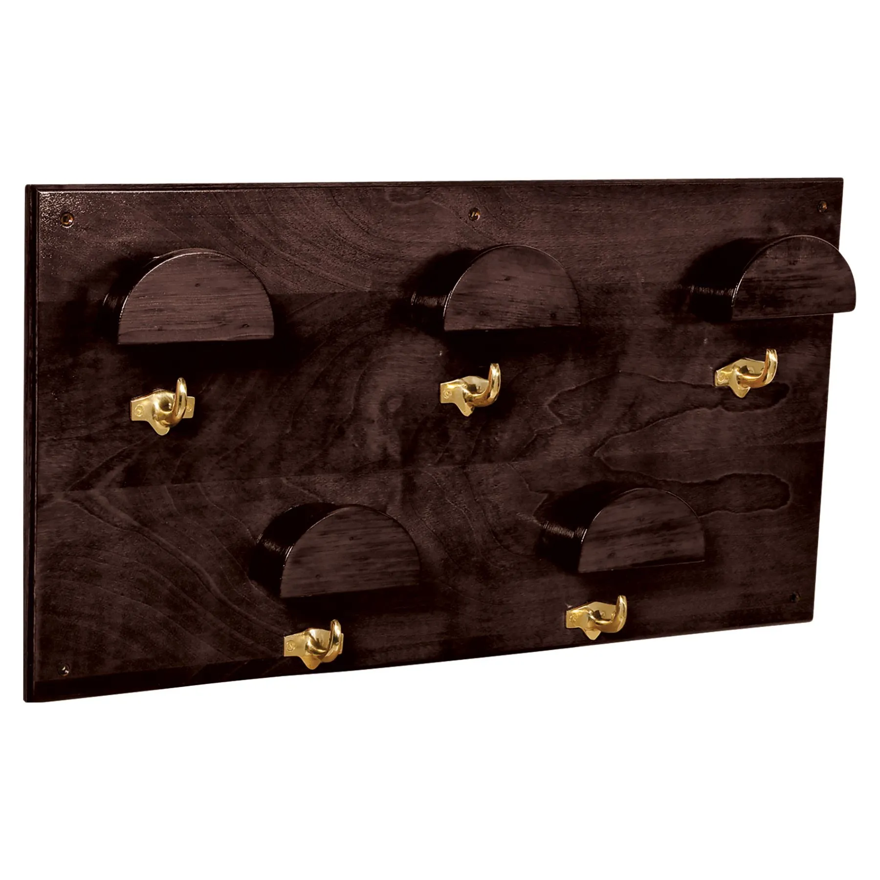 Wooden Space Saver 5 Hook Bridle Rack 5 Wooden Space Saver 5 Hook Bridle Rack - Image 5