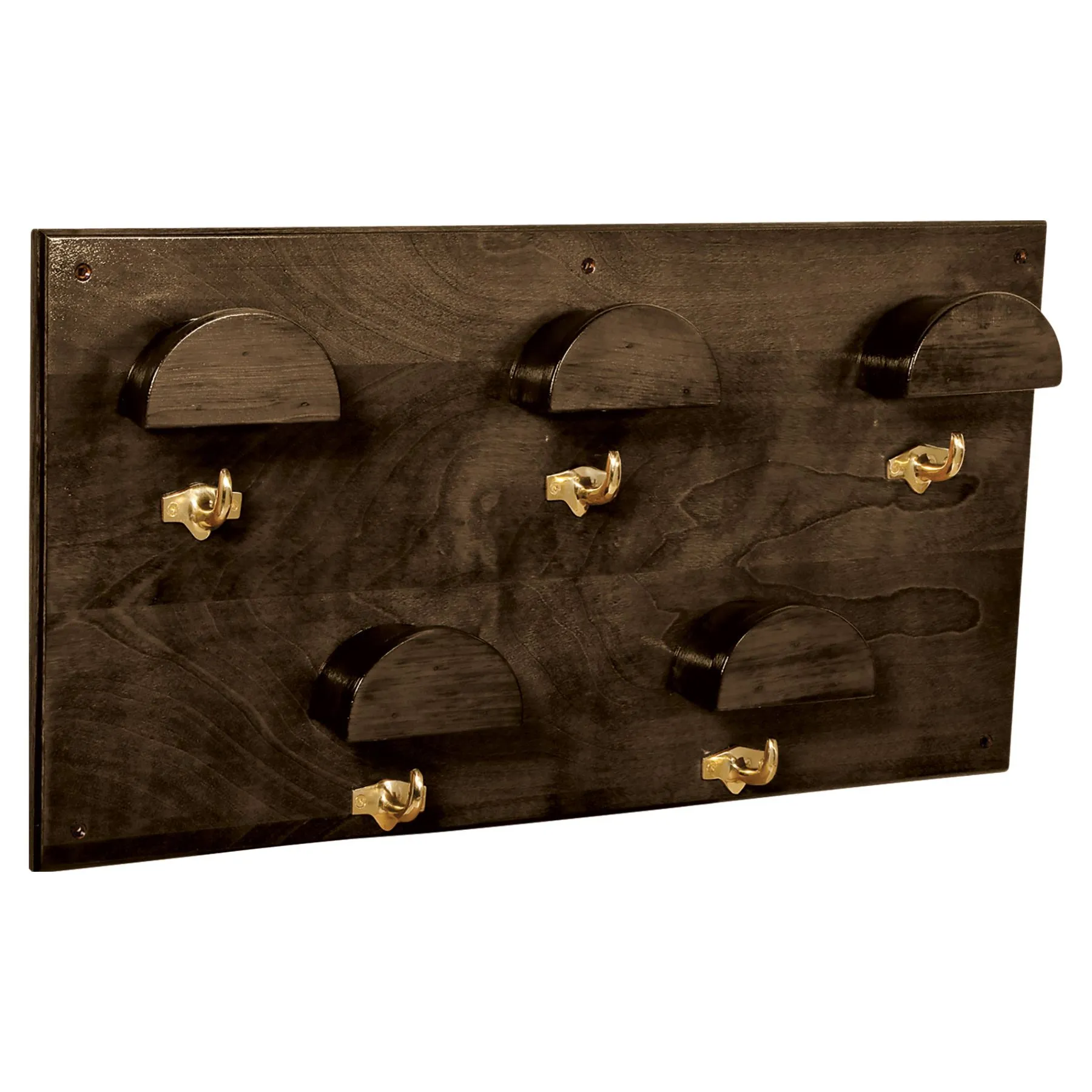 Wooden Space Saver 5 Hook Bridle Rack 3 Wooden Space Saver 5 Hook Bridle Rack - Image 3