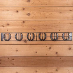 Easy-Up® Pro Mountable Horseshoe 6 Hook Rack