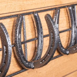 Easy-Up® Pro Mountable Horseshoe 6 Hook Rack -Classic Equine Shop 40961 alt c