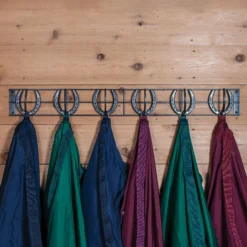 Easy-Up® Pro Mountable Horseshoe 6 Hook Rack -Classic Equine Shop 40961 alt d