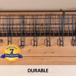 Easy-Up® Pro 36" Basket With Tack Hangers -Classic Equine Shop 40983 feature b overlay