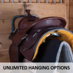 Easy-Up® Pro Series Hook Over Saddle Rack With Pad Bar -Classic Equine Shop 41077 feature c overlay