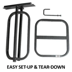 Easy-Up® Pro Series Hook Over Saddle Rack With Pad Bar -Classic Equine Shop 41077 feature d overlay