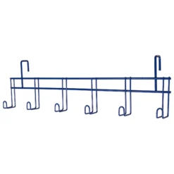 Easy-Up® 6 Hook Tack Rack With Hangers -Classic Equine Shop 41080 blue