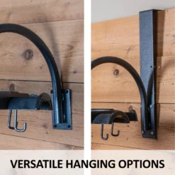 Easy-Up® Pro Non-Slip Carousel Tack Rack With Hooks -Classic Equine Shop 41139 feature e overlay