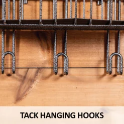 Easy-Up® Pro Series Stall Basket & Tack Rack -Classic Equine Shop 41269 feature c overlay