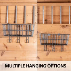 Easy-Up® Pro Series Stall Basket & Tack Rack -Classic Equine Shop 41269 feature d overlay