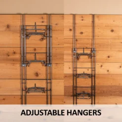 Easy-Up® Pro 3-Tier Drop Down Saddle Rack -Classic Equine Shop 41271 feature c overlay