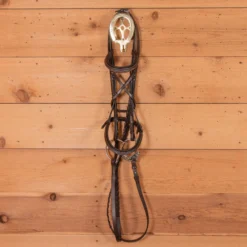 Berlin Brass Double Horseshoe Bridle Rack -Classic Equine Shop 41450 alt f