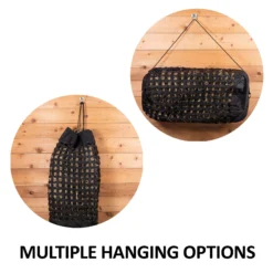 Dura-Tech® Full Bale Slow Feed Net Hay Bag -Classic Equine Shop 41680 feature e overlay