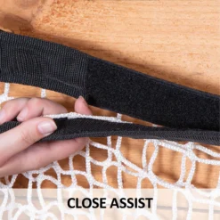 Dura-Tech® Easy Open 1.25" Slow Feed Knotless Hay Net -Classic Equine Shop 41816 feature e overlay