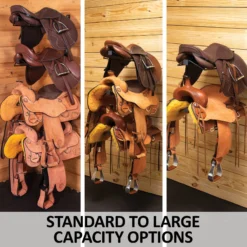 Easy-Up® Mounted Saddle Racks -Classic Equine Shop 42176c feature b overlay