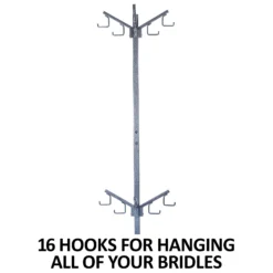 Easy-Up® Pro Series Free Standing Bridle Rack -Classic Equine Shop 42591 feature b overlay