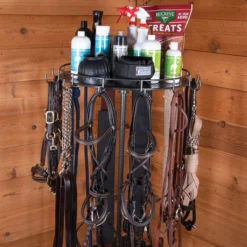 Easy-Up® Pro Series 12-Hook Spinning Bridle Rack -Classic Equine Shop 42592 alt e