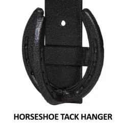 Easy-Up® Pro Series Saddle Rack W/ Horseshoe Bridle Hanger -Classic Equine Shop 42598 feature c overlay
