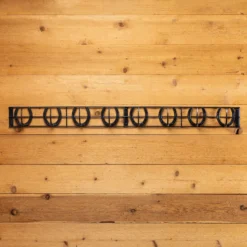 Easy-Up® Pro Mountable Horseshoe 8 Hook Rack