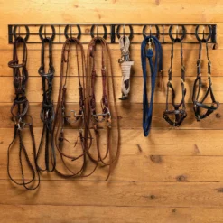 Easy-Up® Pro Mountable Horseshoe 8 Hook Rack -Classic Equine Shop 42638 alt b