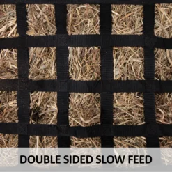 Dura-Tech® Double Strength Slow Feed Hay Bag -Classic Equine Shop 42702 feature c overlay