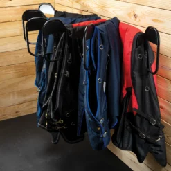 Easy-Up® Mounted Blanket/Pad Rack 8 Easy-Up® Mounted Blanket/Pad Rack -Classic Equine Shop 42916 alt b