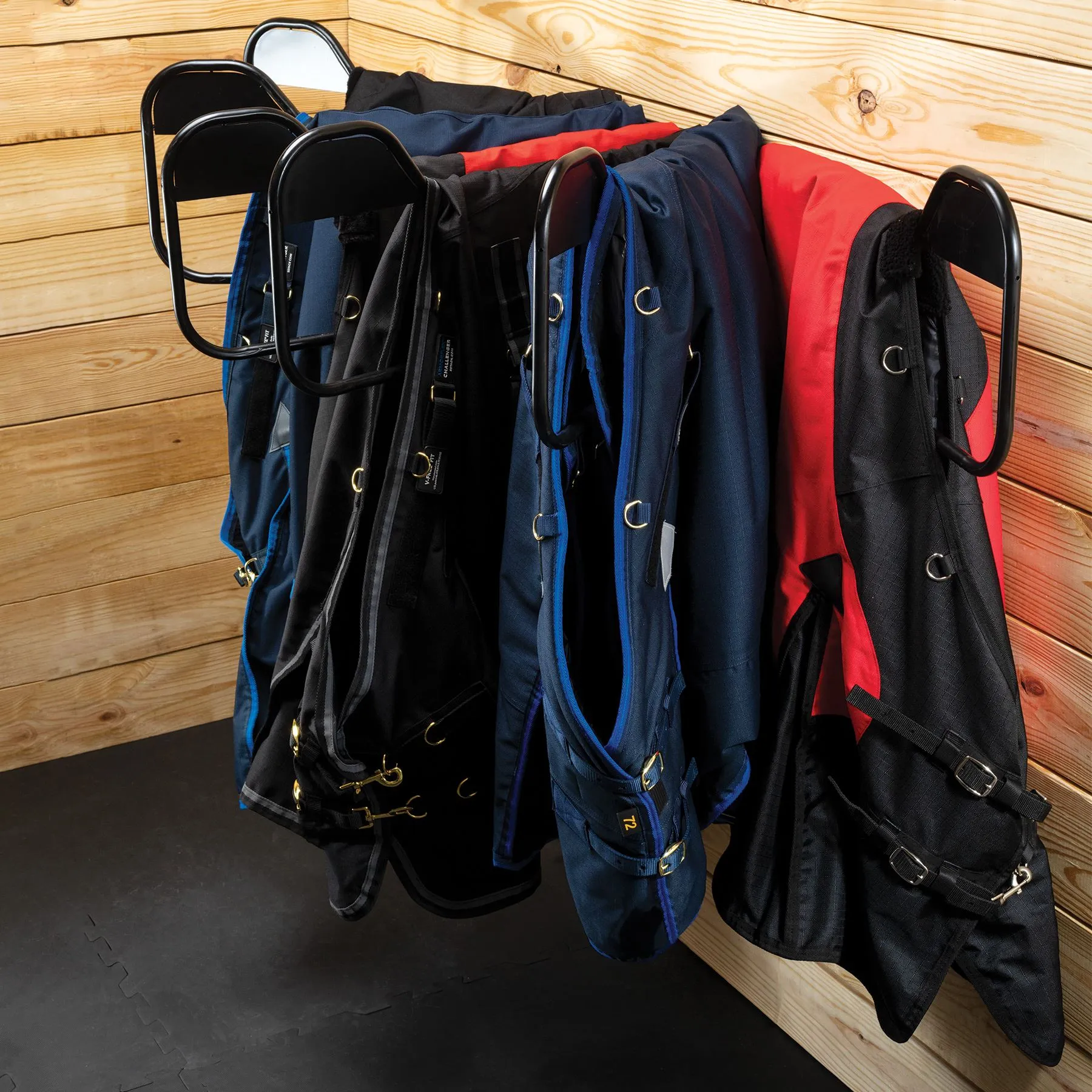 Easy-Up® Mounted Blanket/Pad Rack 3 Easy-Up® Mounted Blanket/Pad Rack - Image 3