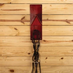 Easy-Up® Wooden Wall Mounted Saddle And Bridle Rack -Classic Equine Shop 43147 alt c