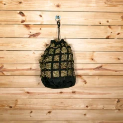 Dura-Tech® 3" Hole Half Bale Net Hay Bag 11 Dura-Tech® 3" Hole Half Bale Net Hay Bag -Classic Equine Shop 43264 black