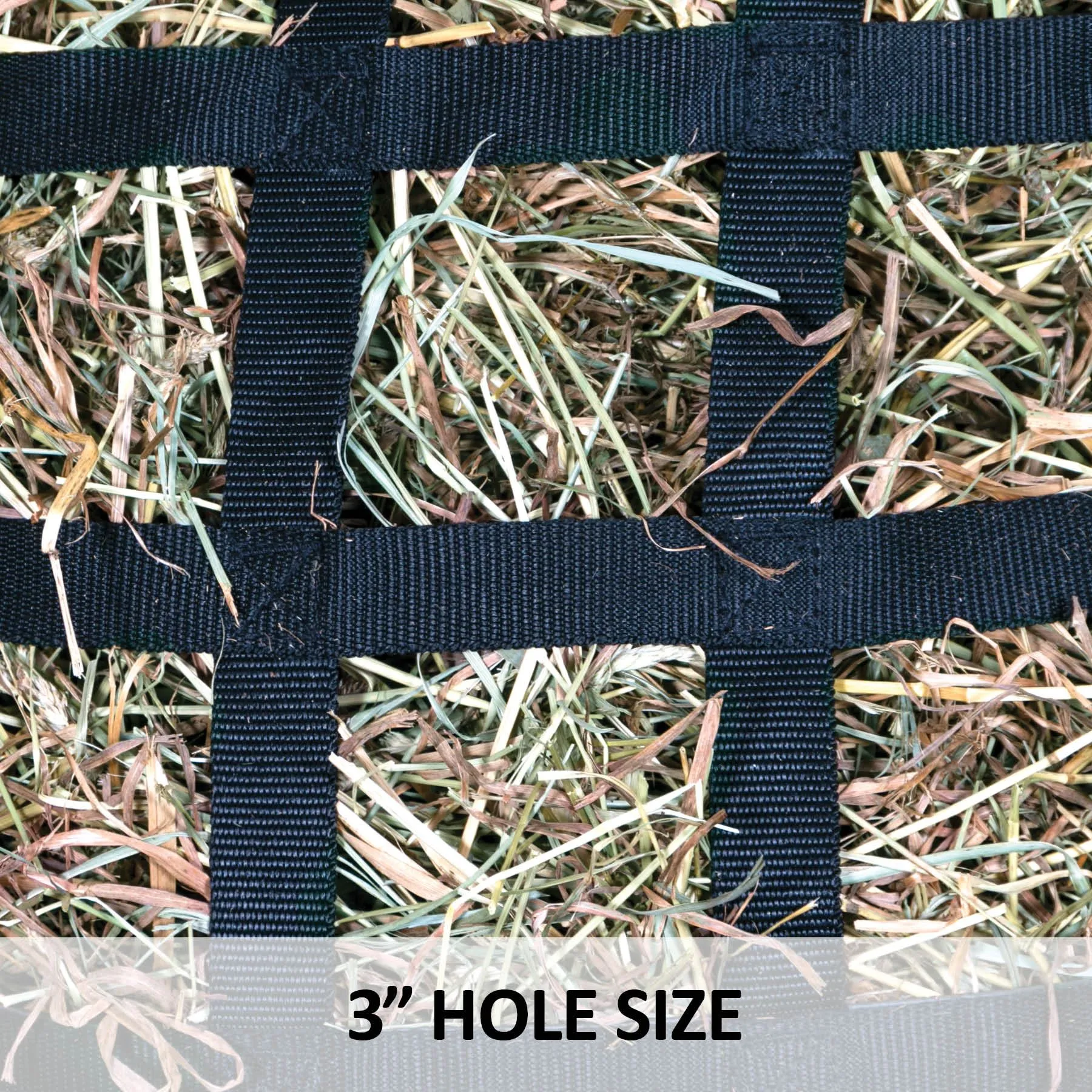 Dura-Tech® 3" Hole Half Bale Net Hay Bag 3 Dura-Tech® 3" Hole Half Bale Net Hay Bag - Image 3
