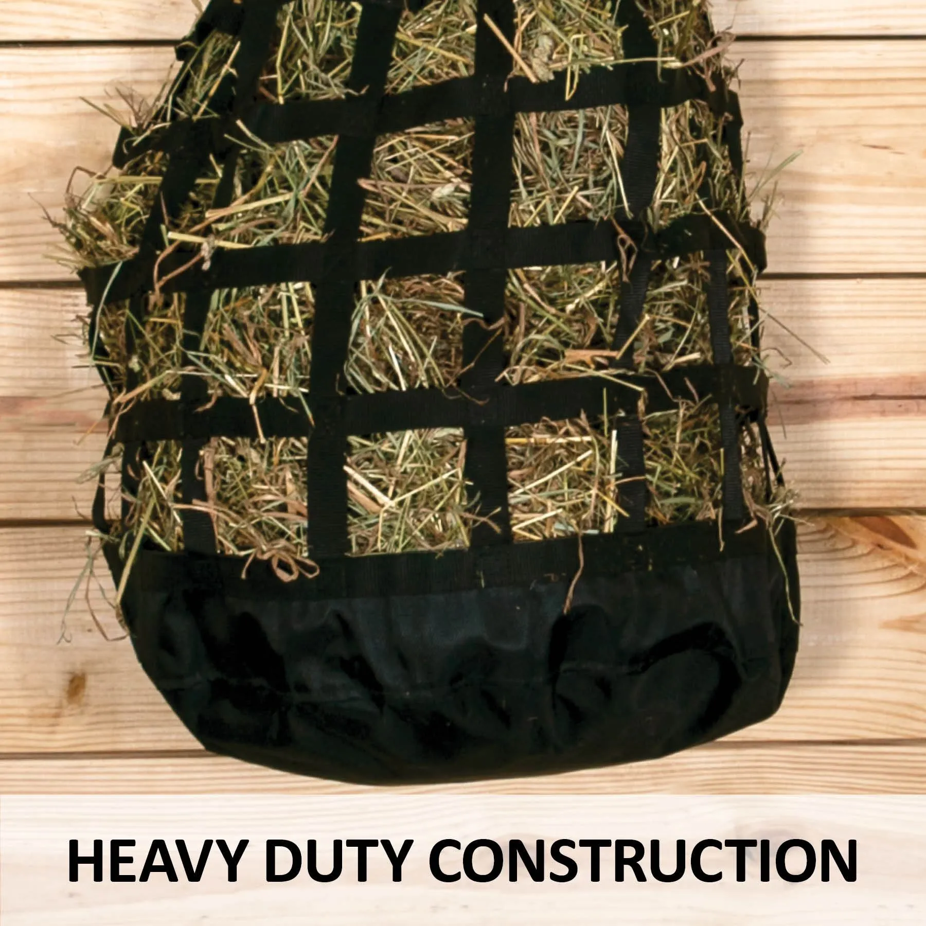 Dura-Tech® 3" Hole Half Bale Net Hay Bag 5 Dura-Tech® 3" Hole Half Bale Net Hay Bag - Image 5