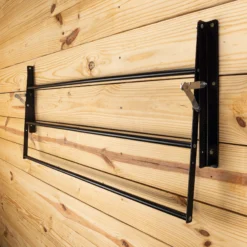 Easy-Up Tiered Mountable Collapsible Blanket/Pad Rack 11 Easy-Up Tiered Mountable Collapsible Blanket/Pad Rack -Classic Equine Shop 43268 alt c