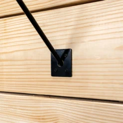 Easy-Up® Collapsible Wooden Wall Mounted Saddle Rack -Classic Equine Shop 43598 alt d