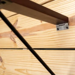 Easy-Up® Collapsible Wooden Wall Mounted Saddle Rack -Classic Equine Shop 43598 alt e