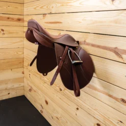 Easy-Up® Collapsible Wooden Wall Mounted Saddle Rack -Classic Equine Shop 43598 alt f
