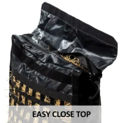Dura-Tech® Slow Feed Grazer Hay Bag -Classic Equine Shop 43604 feature e overlay