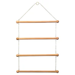 Berlin Brass Wood Blanket & Cooler Rack