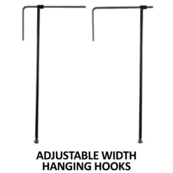 Easy-Up® Pro Series Swinging Blanket Bar And Saddle Pad Rack -Classic Equine Shop 43645 feature c overlay