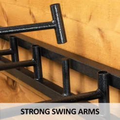 Easy-Up® Pro Series Swinging Blanket Bar And Saddle Pad Rack -Classic Equine Shop 43645 feature d overlay