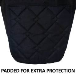 Dura-Tech® Deluxe Padded Scratchless Trailer Bucket Bag 12 Dura-Tech® Deluxe Padded Scratchless Trailer Bucket Bag -Classic Equine Shop 43698 feature b overlay