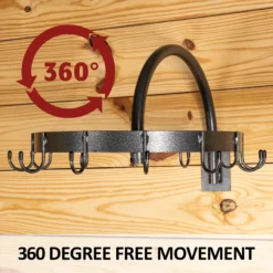 Easy-Up® Pro Mounted Rotary XL Bridle Rack -Classic Equine Shop 43897 feature d overlay