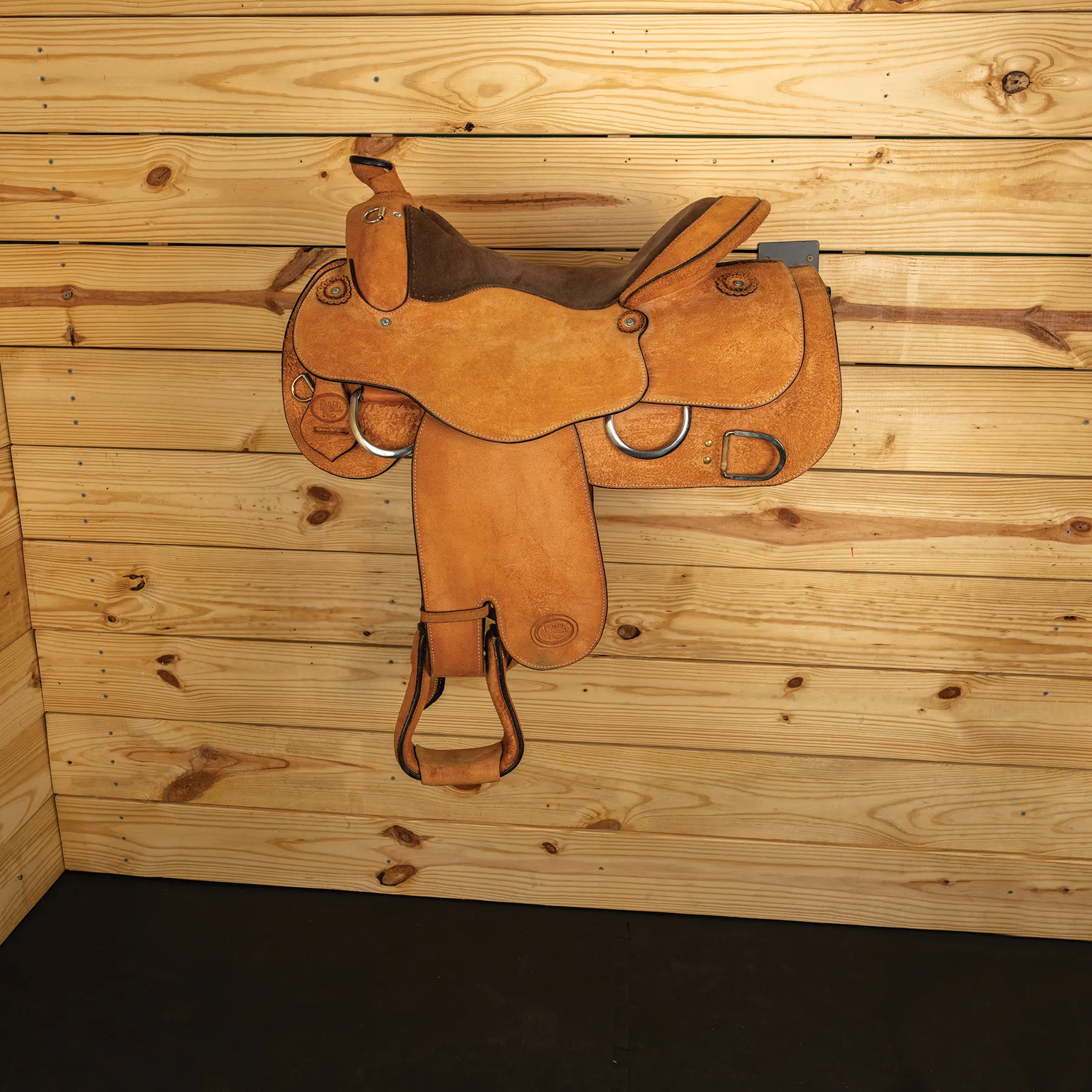 Easy-Up® Space Saving Mounted Saddle Rack 2 Easy-Up® Space Saving Mounted Saddle Rack - Image 2