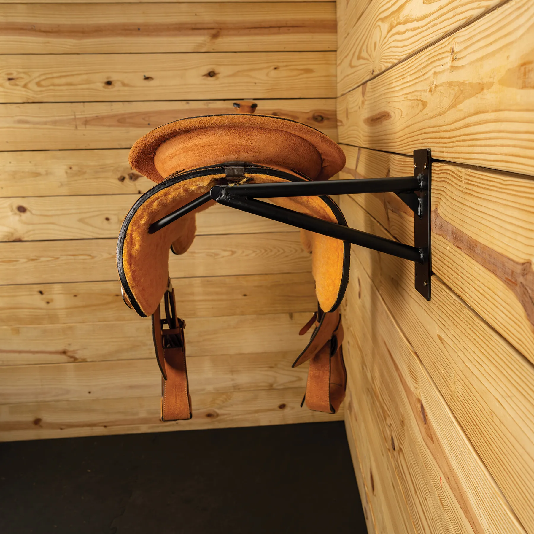 Easy-Up® Space Saving Mounted Saddle Rack 5 Easy-Up® Space Saving Mounted Saddle Rack - Image 5