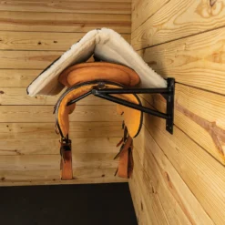 Easy-Up® Space Saving Mounted Saddle Rack 15 Easy-Up® Space Saving Mounted Saddle Rack -Classic Equine Shop 44042 alt e