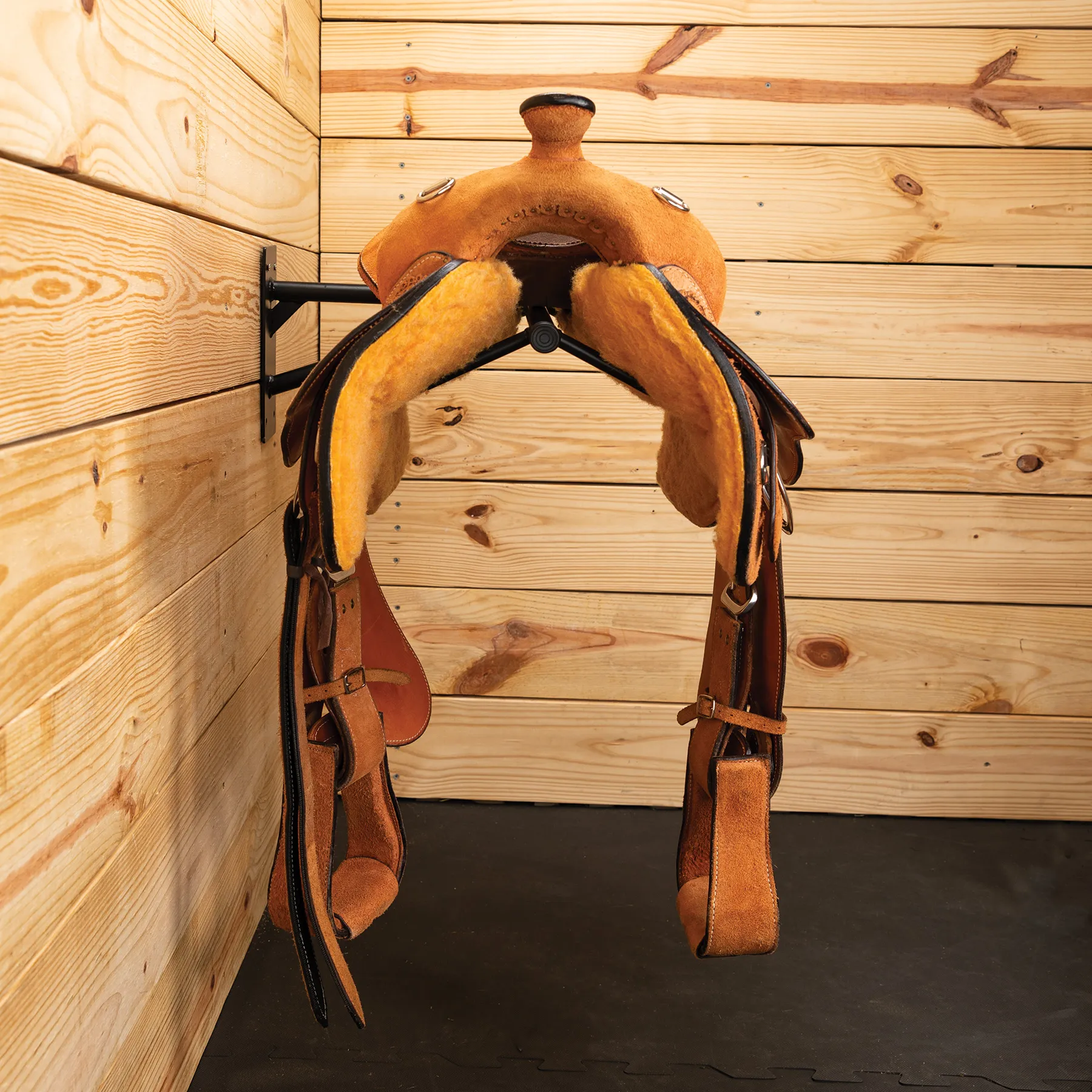 Easy-Up® Space Saving Mounted Saddle Rack 8 Easy-Up® Space Saving Mounted Saddle Rack - Image 8